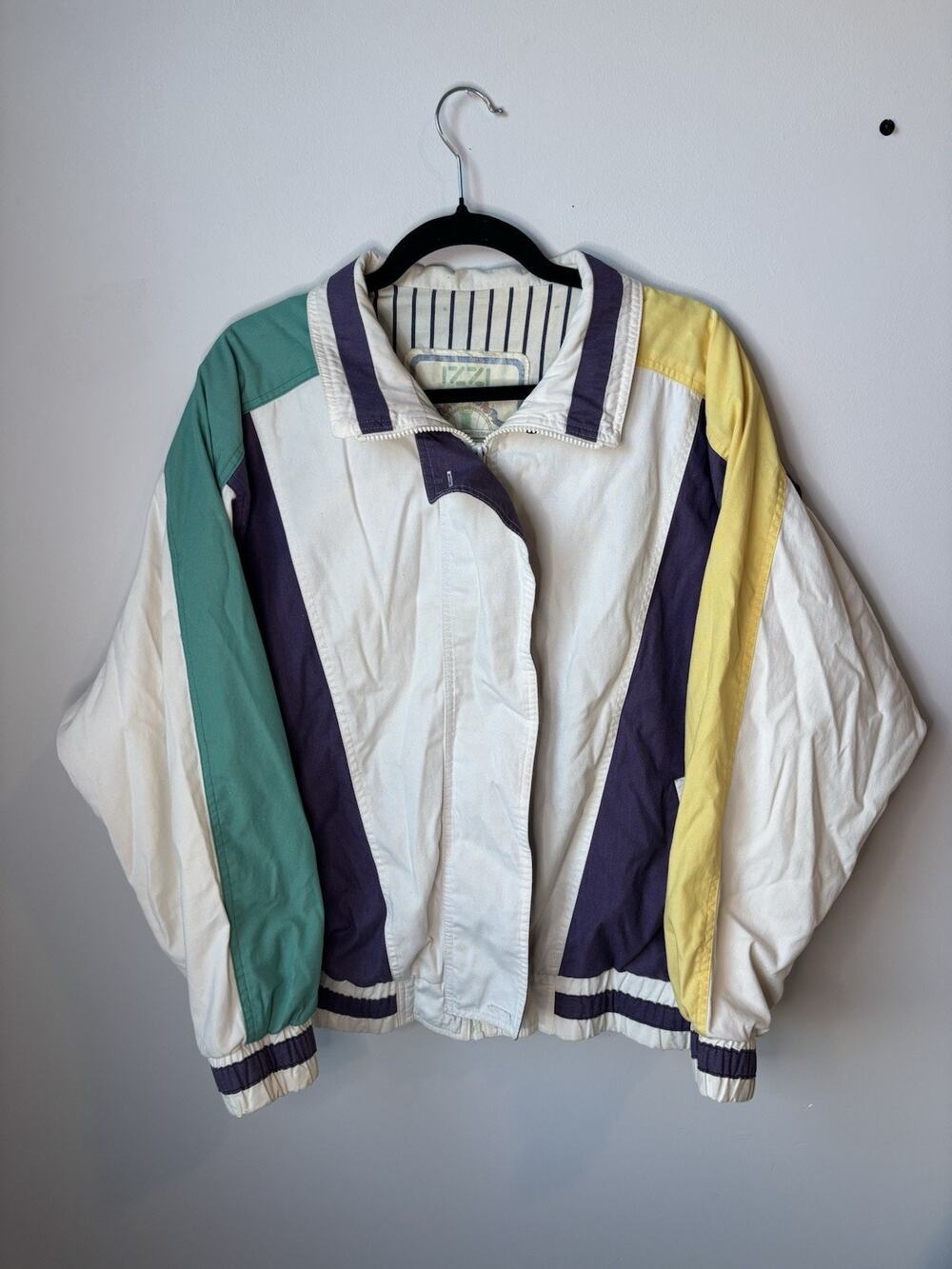 Izzi Vintage Nautical Sailing Windbreaker Mens Size Large